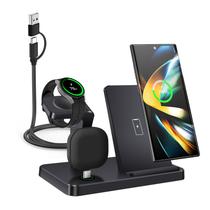 Carregador sem fio VNBBT para estação de carregamento Samsung 3 em 1 Carregador sem fio VNBBT para estação de carregamento Samsung 3 em 1