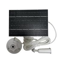 Carregador Solar À Prova d'Água 10W 5V 2-em-1 Micro USB Tipo-C Com Cabo De 3m Portátil Para Câmera E