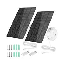 Carregador Solar À Prova d'Água De 5W Para Câmera Com Porta Micro USB Ou USB-C 360 graus Painel Solar Carregador Solar À Prova d'Água De 5W Para Câmera Com Porta Micro USB Ou USB-C 360 graus Painel Solar