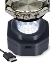 Carregador solar de relógio CoolFire tipo C sem UV preto Carregador solar de relógio CoolFire tipo C sem UV preto
