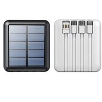 Carregador SOLAR Portátil 10000mah Power Bank Energia Solar