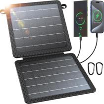 Carregador solar portátil BLAVOR 10W, dobrável, à prova d'água IPX4 Carregador solar portátil BLAVOR 10W, dobrável, à prova d'água IPX4