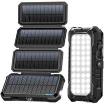 Carregador solar Power Bank BLAVOR 20000mAh com 4 painéis Carregador solar Power Bank BLAVOR 20000mAh com 4 painéis