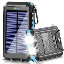 Carregador solar Power Bank YOLOSKS 2024 39800mAh azul