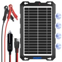Carregador Solar POWOXI 9W à Prova dÁgua 12V Kit de Manutenção
