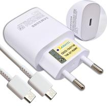Carregador Super Fast Charging 25W Original Samsung Branco + Cabo