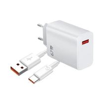 Carregador Super Rápido 67W Xiaomi - Compatível com Mi 12/11, Poco X5/X4 Pro e Redmi Note 9/10/11 - Cabo USB-C 6A