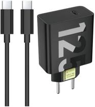 Carregador Super Turbo 125w Tipo C Para Samsung E Moto Z X G - Preto Carregador Super Turbo 125w Tipo C Para Samsung E Moto Z X G - Preto