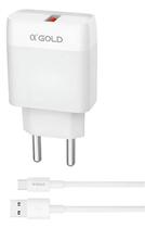 Carregador Tipoc Turbo 30w Fonte E Cabo 6.1a Agold Ca153 Carregador Tipoc Turbo 30w Fonte E Cabo 6.1a Agold Ca153