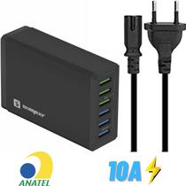Carregador Tomada Hub 6x Usb 10a Turbo Rápido Compátivel Com Modelos Carregador Tomada Hub 6x Usb 10a Turbo Rápido Compátivel Com Modelos