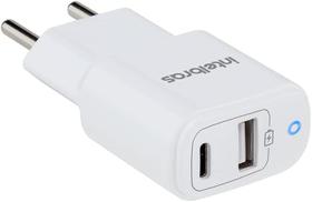 Carregador Tomada Plug Adaptador Intelbras Usb Tipo A Usb Tipo C Ultra Rapido Branco 15W Carregador Tomada Plug Adaptador Intelbras Usb Tipo A Usb Tipo C Ultra Rapido Branco 15W