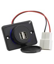 Carregador Tomada Usb Dupla Automotivo Orbe 9V A 36V Entrada Carregador Tomada Usb Dupla Automotivo Orbe 9V A 36V Entrada