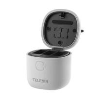 Carregador Triplo GoPro Hero 12 / 11 / 10 / 9 Black - Telesin