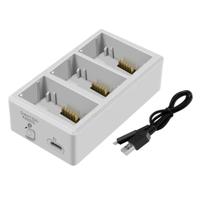 Carregador Triplo Rápido DJI Mini 3 / 3 Pro / 4 Pro Hub de Bateria