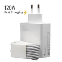 Carregador Turbo 120W Cabo USB-C Com Adaptador Compatível Com Mi 11 / Mi 11 Pro/ Mi 11 Ultra