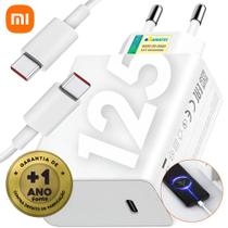 Carregador Turbo 125w Usb C Para Redmi Mi Note 12 13 14 Pro