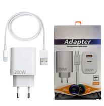 Carregador Turbo 200w Usbc Compativel Com Xiaomi 14 Xiaomi 14 Pro Xiaomi 14 Lite Redmi Note 13 Pro Redmi Note 13 Poco F5 Poco F5 Pro