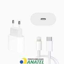 Carregador Turbo 20W /Mais Cabo Lightning Tipo-C Compatível Iphone 8 11 12 13 14 X XR