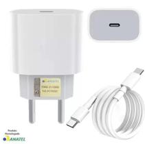 Carregador Turbo 20W Tipo C Carga Rápida Compatível Samsung Galaxy S20 S21 S22 A20 A30, A31, A32 A55