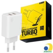 Carregador Turbo 20w Usb + cabo Usb - c Modelo Wallo C23
