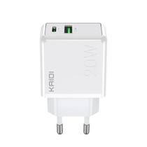 Carregador Turbo 20W USB/USBC Bivolt Rápido e Compacto Carregador Turbo 20W USB/USBC Bivolt Rápido e Compacto