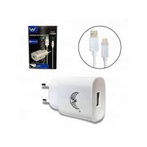 Carregador Turbo 30W USB Tipo C - C/ Cabo Cor Branco Carregador Turbo 30W USB Tipo C - C/ Cabo Cor Branco