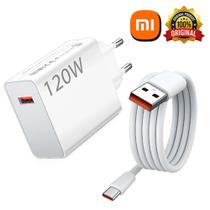 Carregador Turbo 33w Original Para Xiaomi Redmi Poco Note 9 11 12 13 + Cabo Tipo C