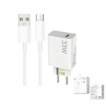 carregador turbo 33w para Redmi Mi Note 8 9 10 11 12 13 14