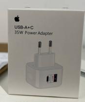 CARREGADOR TURBO 35W USB-C + A - COMPATÍVEL Com IPHONE SAIDA DUPLA - (Sem Cabo) - sku 3050
