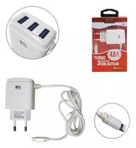 Carregador Turbo 4.8 A Com entrada USB TC E250