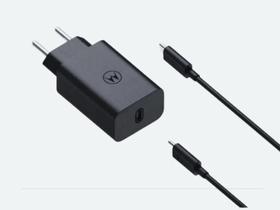 Carregador Turbo 50 Duo Tipo C 50w Para Iphone E Moto Preto