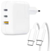 Carregador Turbo 65W com Cabo Tipo C para Smartphone, Celular, Phone, Tablet e Notebook Carregador Turbo 65W com Cabo Tipo C para Smartphone, Celular, Phone, Tablet e Notebook