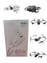 Carregador Turbo 65w Drone Dji Air 3 Mini 4 Mavic 3 Avata 2