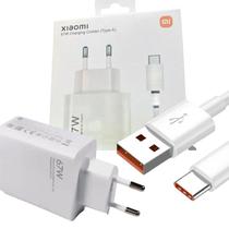 Carregador Turbo 67W Mi Turbo Charger Compatível com Xiaomi Redmi Note 7 8 9 10 11 12 13 14 15 M7 Poco X3 X4 X5 X6 X7 Pro UsbC