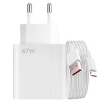 Carregador Turbo 67w Tipo-c Compativel Com Xiaomi Poco C40 C51 C55 C50 C65 C61