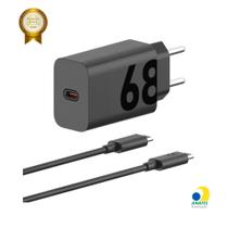 Carregador TURBO 68W USB-C + CABO USB-C TIPO C