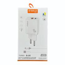Carregador Turbo 9.1A a'Gold 40W PD+QC4.0