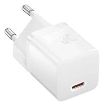 Carregador Turbo Baseus 30w Usb-c Gan5 Compacto