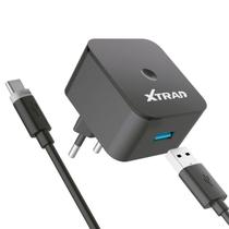 Carregador Turbo Cabo 3.0 Usb-C + Fonte 18w Xtrad -