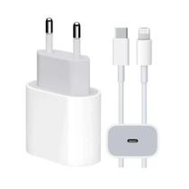 Carregador TURBO Carga Rápida + CABO/fonte Tipo USB-C 20w carga rápida Compativel com o iphone,ipad X XR XS 11 12 13 14