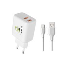Carregador Turbo Com Cabo Tipo C 25w Branco Xcell Xcur76 Carregador Turbo Com Cabo Tipo C 25w Branco Xcell Xcur76
