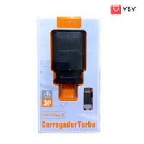 CARREGADOR TURBO COMPATIVEL XIAOMI Mi 7 Mi 8 Mi 9 Mi 10 Mi 11 Mi 12