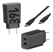 Carregador Turbo Duo 168w Para Moto G73, G84 Edge40, Razr40