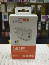 Carregador turbo GaN KAIDI 35W Carregador turbo GaN KAIDI 35W