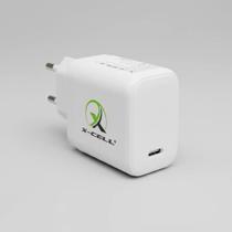 Carregador Turbo GaN XCell XCUR90 40W, USBC PD, Bivolt, Compacto, Super Rápido