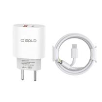 Carregador Turbo iPhone Fonte 40w Duplo Usb-c + Cabo Lightning Compatível 11 12 13 Pro Max X XR XS Carregador Turbo iPhone Fonte 40w Duplo Usb-c + Cabo Lightning Compatível 11 12 13 Pro Max X XR XS
