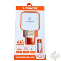 Carregador Turbo Lehmox Le-488 4.1a 2 Usb Bivolt Carregador Turbo Lehmox Le-488 4.1a 2 Usb Bivolt