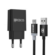 Carregador Turbo Micro usb v8 celular Android Fonte e cabo