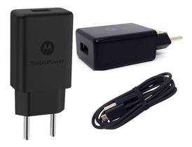 Carregador Turbo Motorola 30W Micro Usb E Tipo C