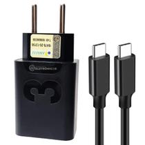 Carregador TURBO Original Lehmox 30W Compativel Para One Macro e One Zoom - LE1TYPEC